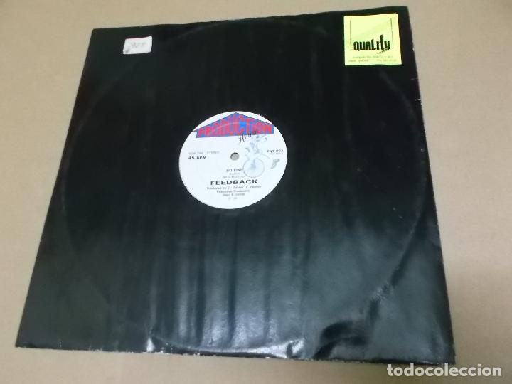 Discos de vinilo: FEEDBACK (MX) SO FINE +1 TRACK A&Ntilde;O 1987 - Foto 1