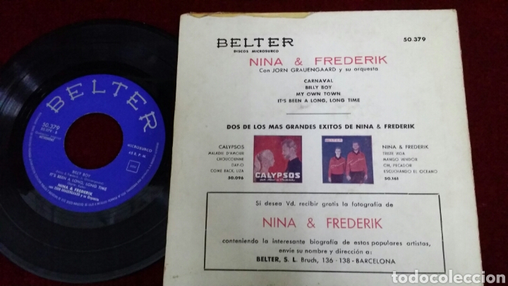 Discos de vinilo: Nina & Frederick (carnaval) - Foto 2