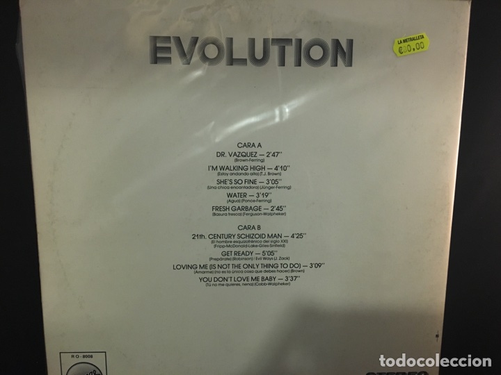 Discos de vinilo: Evolution - s/t - Lp edici&oacute;n espa&ntilde;ola - Foto 2