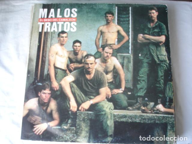 Discos de vinilo: Malos Tratos   El Beso Del Camaleon - Foto 1