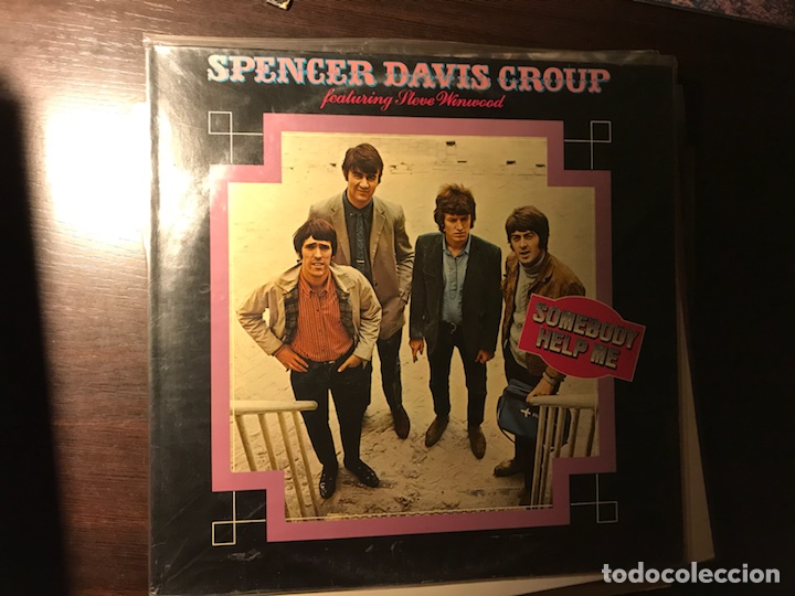 Discos de vinilo: Spencer David group featuring Steve Winwood. Somebody help me. - Foto 1