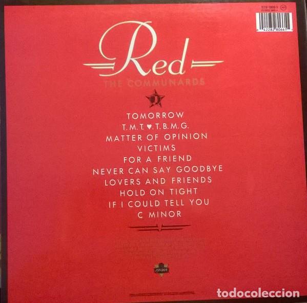 Discos de vinilo: THE COMMUNARDS  RED  LP - Foto 2