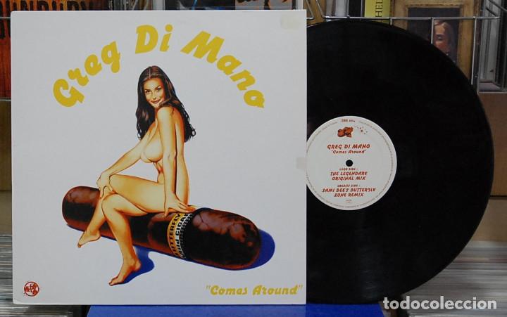 Discos de vinilo: Greg di Mano. Comes around. Da bitchie boyz 2001, ref. DBB 004. LP - Foto 1