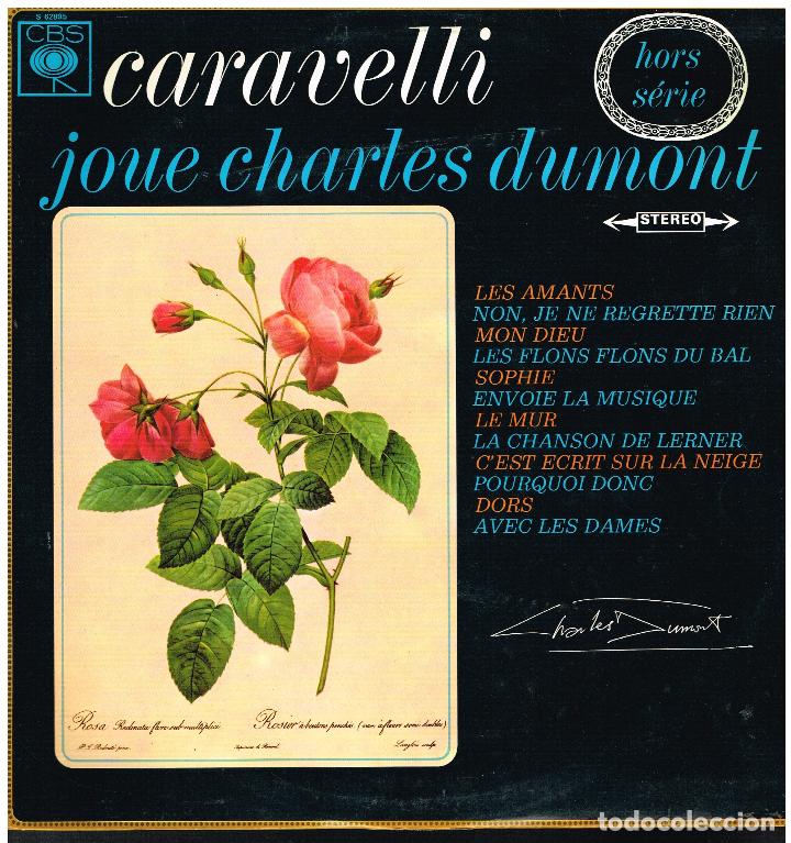 Discos de vinilo: CARAVELLI - JOUE CHARLES DUMONT - LP 1967 - Foto 1