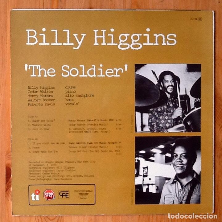 Discos de vinilo: BILLY HIGGINS : THE SOLDIER [TIMELESS - ESP 1984] LP - Foto 2