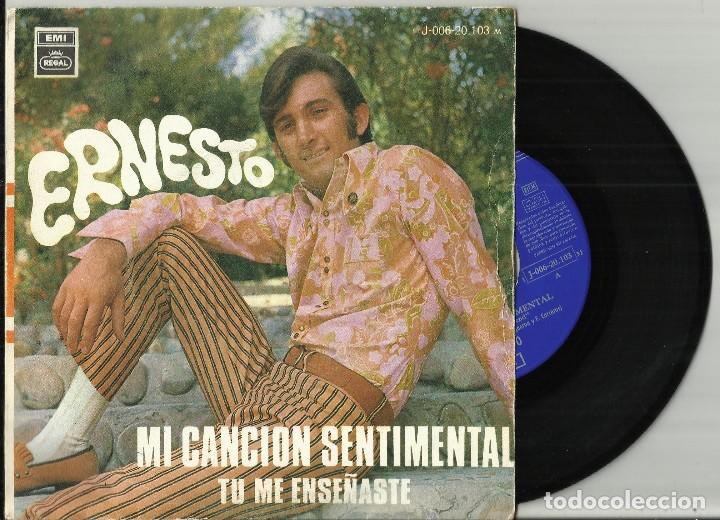 Discos de vinilo: ERNESTO single MI CANCION SENTIMENTAL 1969 - Foto 1