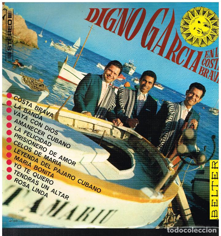Discos de vinilo: DIGNO GARCIA - EN LA COSTA BRAVA - LP 1968 - Foto 1
