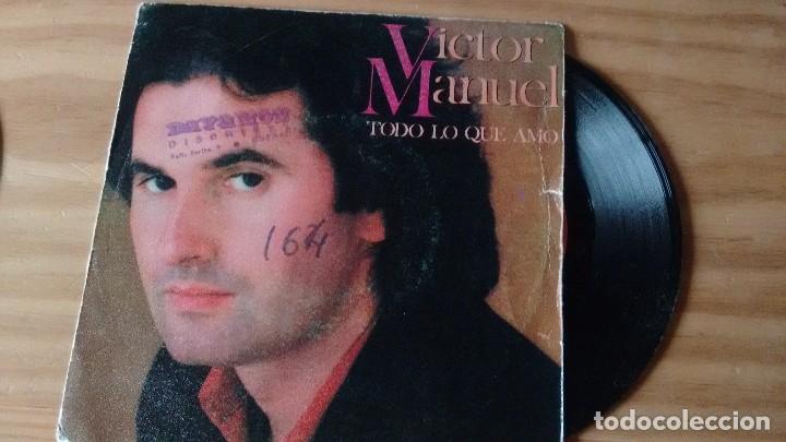 Discos de vinilo: SINGLE (VINILO) DE VICTOR MANUEL A&Ntilde;OS 80 - Foto 1