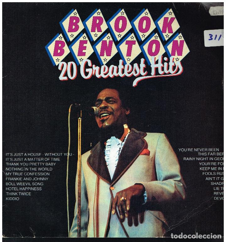 Discos de vinilo: BROOK BENTON - 20 GREATEST HITS - LP - ED. HOLANDA - Foto 1