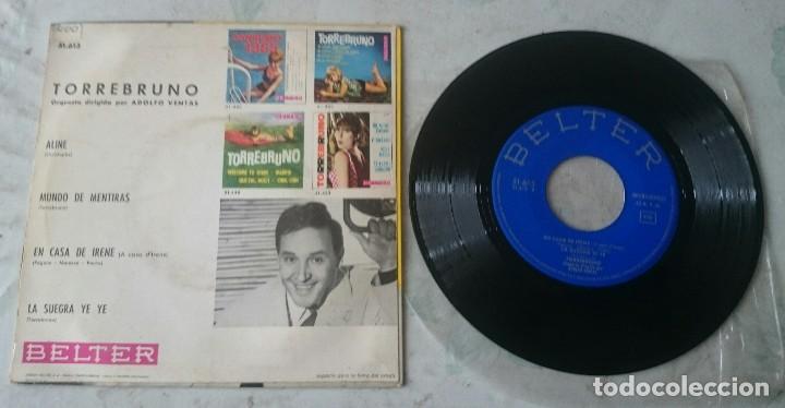 Discos de vinilo: TORREBRUNO: Aline + 3 (Belter 1966) - Foto 2