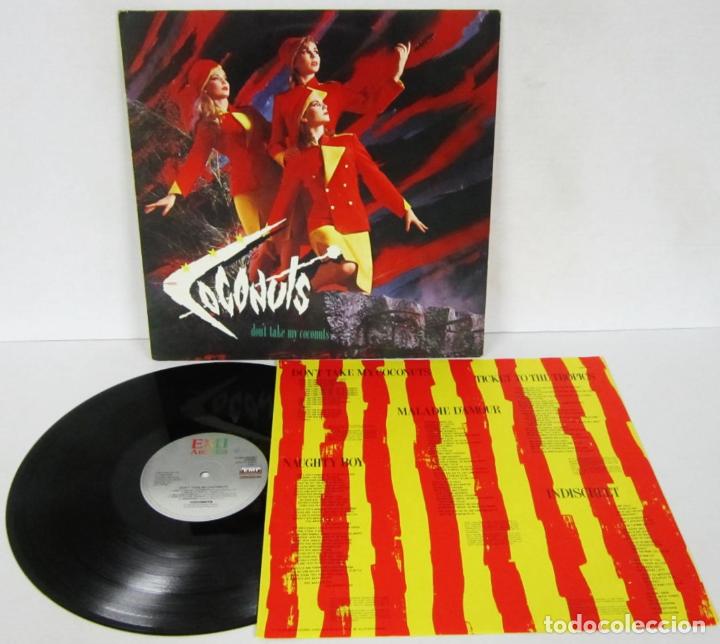Discos de vinilo: THE COCONUTS - DONT TAKE MY COCONUTS - LP - EMI AMERICA 1983 EEC + LETRAS - COMO NUEVO - Foto 1