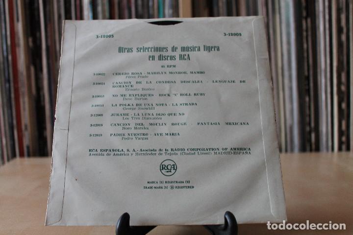 Discos de vinilo: PEDRO VARGAS -SG- CORAZ&Oacute;N SPAIN 50S - Foto 2
