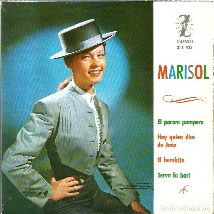 Discos de vinilo: EP MARISOL : EL POROM POMPERO + 3 - Foto 1