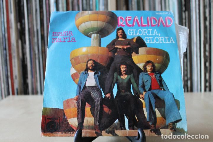 Disques de vinyle: REALIDAD -SG- GLORIA GLORIA SPAIN 70'S