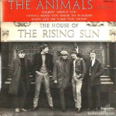 Discos de vinilo: EP THE ANIMALS : THE HOUSE OF THE RISING SUN + 3 ( EDICION FRANCIA )