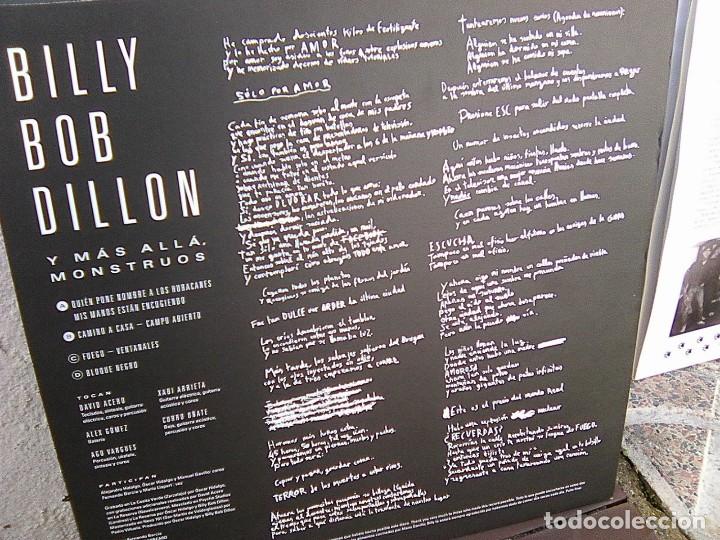 Discos de vinilo: Billy Bob Dillon - Y mas all&aacute; monstruos (Creative, 2017) - muy raro - Foto 2