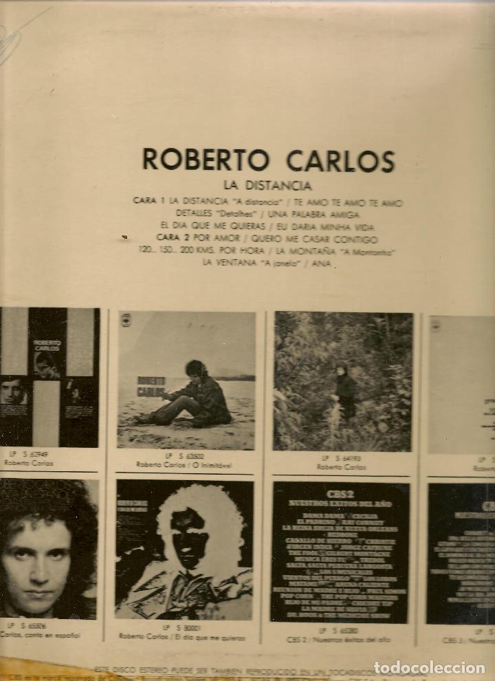 Discos de vinilo: DISCOS LP: ROBERTO CARLOS. LA DISTANCIA. (ST/C2) - Foto 2