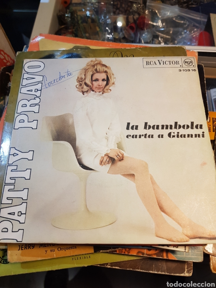 Discos de vinilo: Patty pravo single B&aacute;mbola - Foto 1