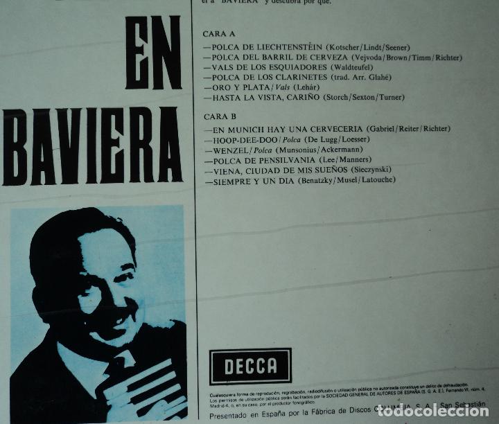 Discos de vinilo: Will Glah&eacute; - In Bavaria - Edici&oacute;n de 1969 de Espa&ntilde;a - Foto 3