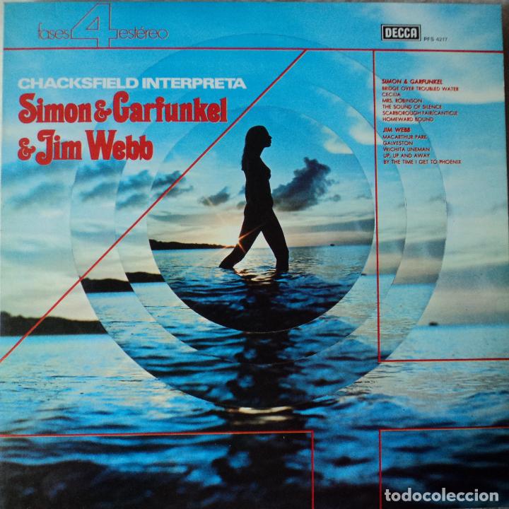 Discos de vinilo: Frank Chacksfield - Interpreta a Simon & Garfunkel - Edici&oacute;n de 1976 de Espa&ntilde;a - Foto 1