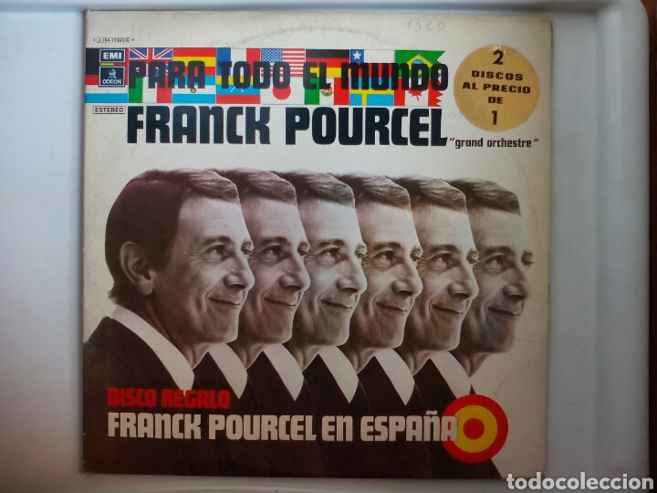 Discos de vinilo: LP DOBLE FRANCK POURCEL EN ESPA&Ntilde;A - Foto 1