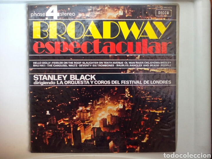 Discos de vinilo: LP STANLEY BLACK . BROADWAY ESPECTACULAR. - Foto 1