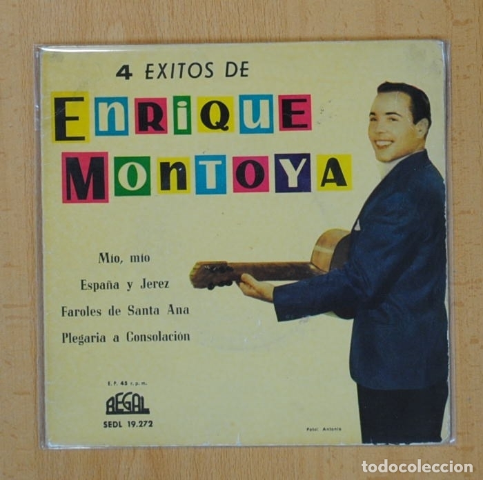 Discos de vinilo: ENRIQUE MONTOYA - 4 EXITOS - MIO, MIO + 3 - EP - Foto 1