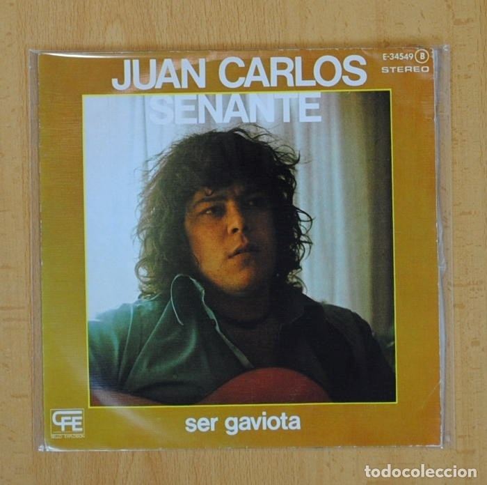 Vinyl-Schallplatten: JUAN CARLOS SENANTE - SER GAVIOTA / REQUIEM PARA UNA NI&Ntilde;A PROGRE - SINGLE