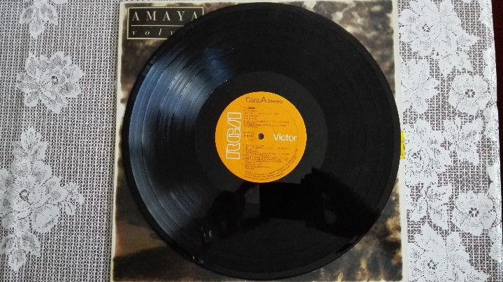 Discos de vinilo: AMAYA - VOLVER, RCA 1986 - Foto 2