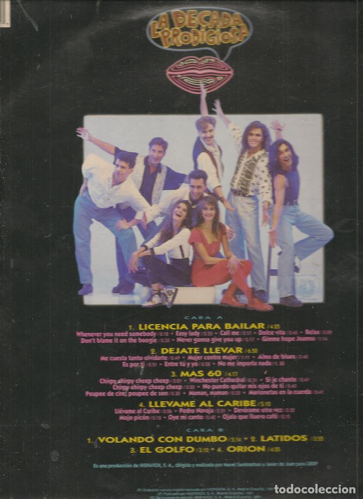 Discos de vinilo: DISCOS LP:  LA D&Eacute;CADA PRODIGIOSA. LICENCIA PARA BAILAR.  (ST/C2) - Foto 2