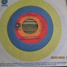Discos de vinilo: CHARLIE LOUVIN & MELBA MONTGOMERY - WHEN I STOP DREAMING SINGLE U.S.A. -CAPITOL 1971 - STEREO -