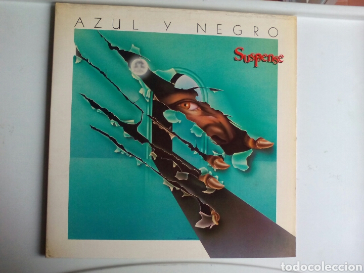 Discos de vinilo: LP AZUL Y NEGRO. SUSPENSE. - Foto 1