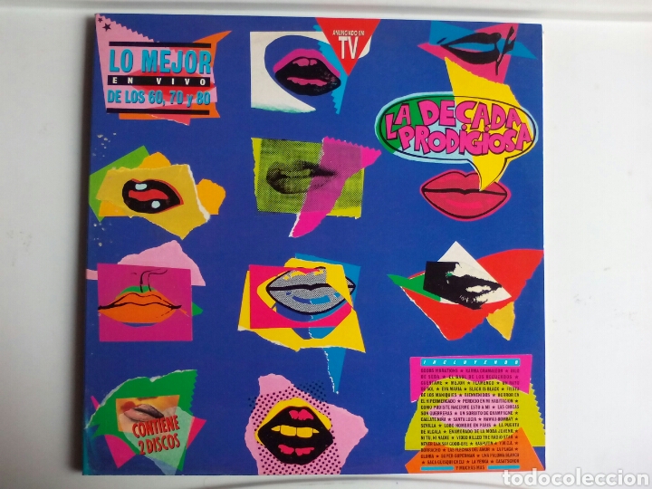 Discos de vinilo: LP DISCO DOBLE LA D&Eacute;CADA PRODIGIOSA. - Foto 1