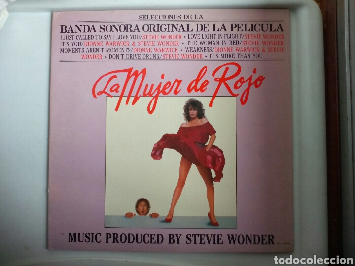 Discos de vinilo: LP BANDA SONORA LA MUJER DE ROJO. - Foto 1