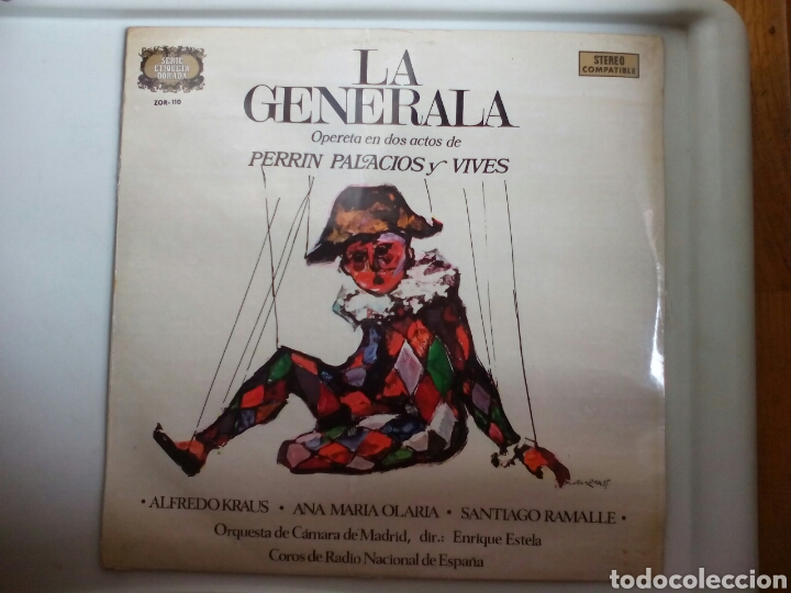 Discos de vinilo: LP ORQUESTA DE C&Aacute;MARA DE MADRID. LA GENERALA . SIN ABRIR - Foto 1