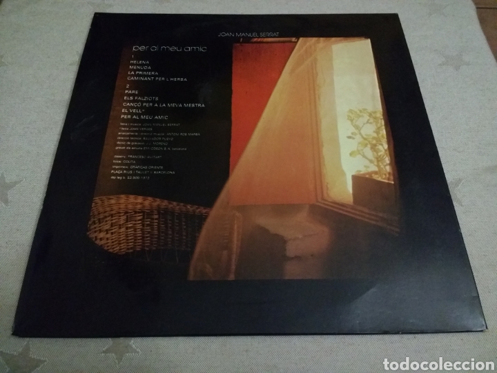 Discos de vinilo: Joan Manuel Serrat - Per al meu amic - - Foto 3