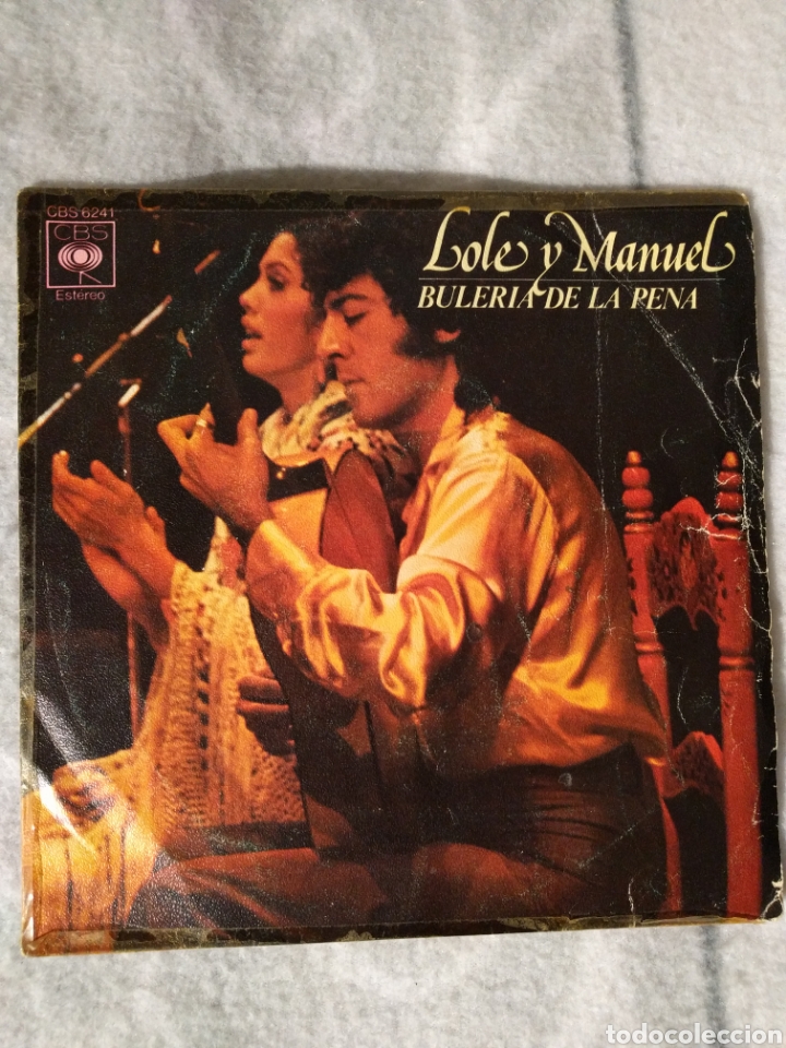 Discos de vinilo: LOLE Y MANUEL SINGLE BULERIA DE LA PENA - Foto 1