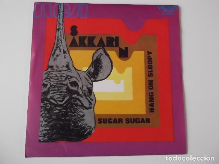 Discos de vinilo: SAKKARIN - Hang on sloopy / Sugar sugar - Foto 1