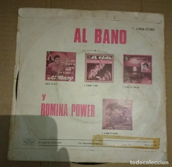 Discos de vinilo: ALBANO, LA MA&Ntilde;ANA / VIEJO SAM - Foto 2