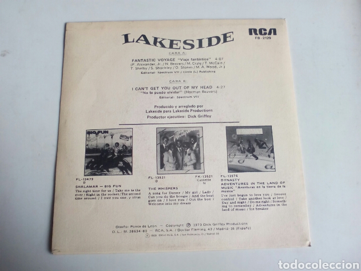 Discos de vinilo: SINGLE LA KESIDE. 1980. - Foto 2