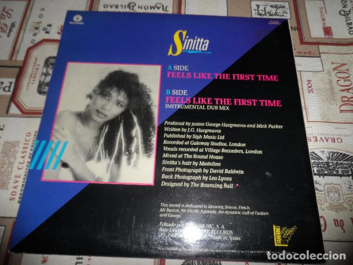 Discos de vinilo: Sinitta - feels like the first time - Foto 2
