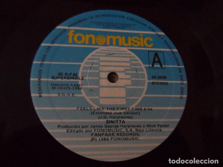 Discos de vinilo: Sinitta - feels like the first time - Foto 3