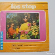 Discos de vinilo: LOS STOP ''TRES COSAS'' AÑO 1967 VINILO DE 7'' DE 2 CANCIONES ES UN SINGLE. Lote 108396767