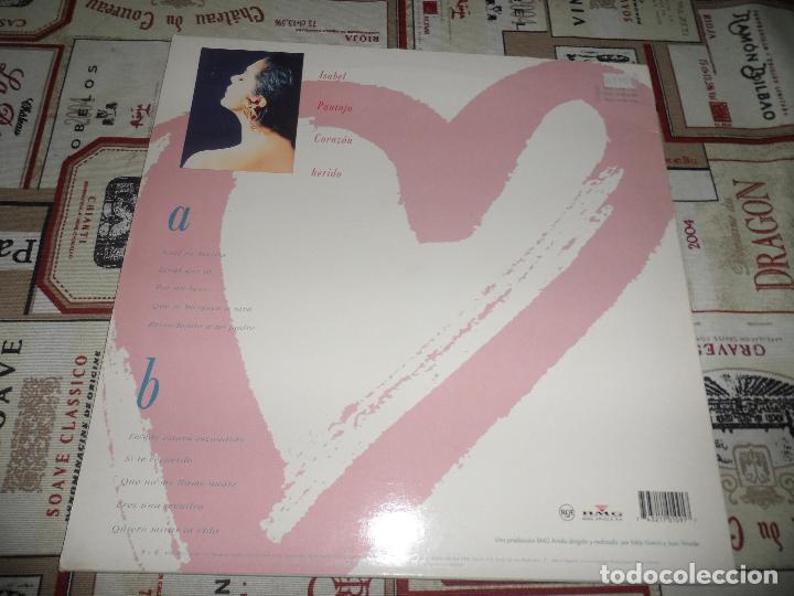 Discos de vinilo: Isabel Pantoja - Coraz&oacute;n herido - Foto 2