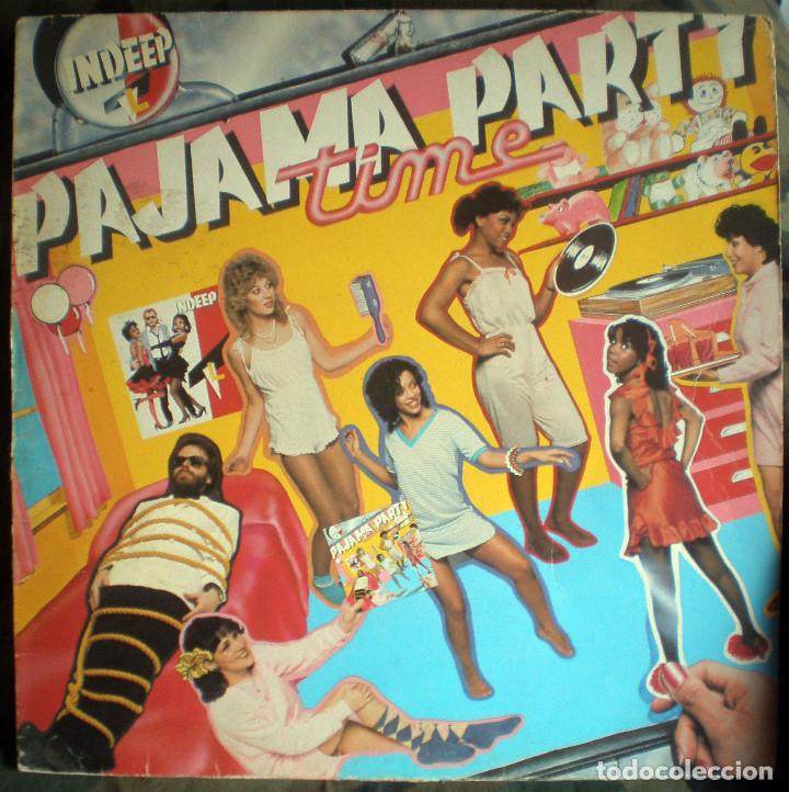 Discos de vinilo: Indeep &ndash; Pajama Party Time LP 1984 Disco, Electro - Foto 1