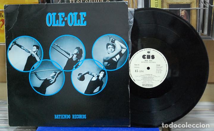 Discos de vinilo: Ole-Ole. Batiendo records. CBS discos 1984. Maxi-single - Foto 1