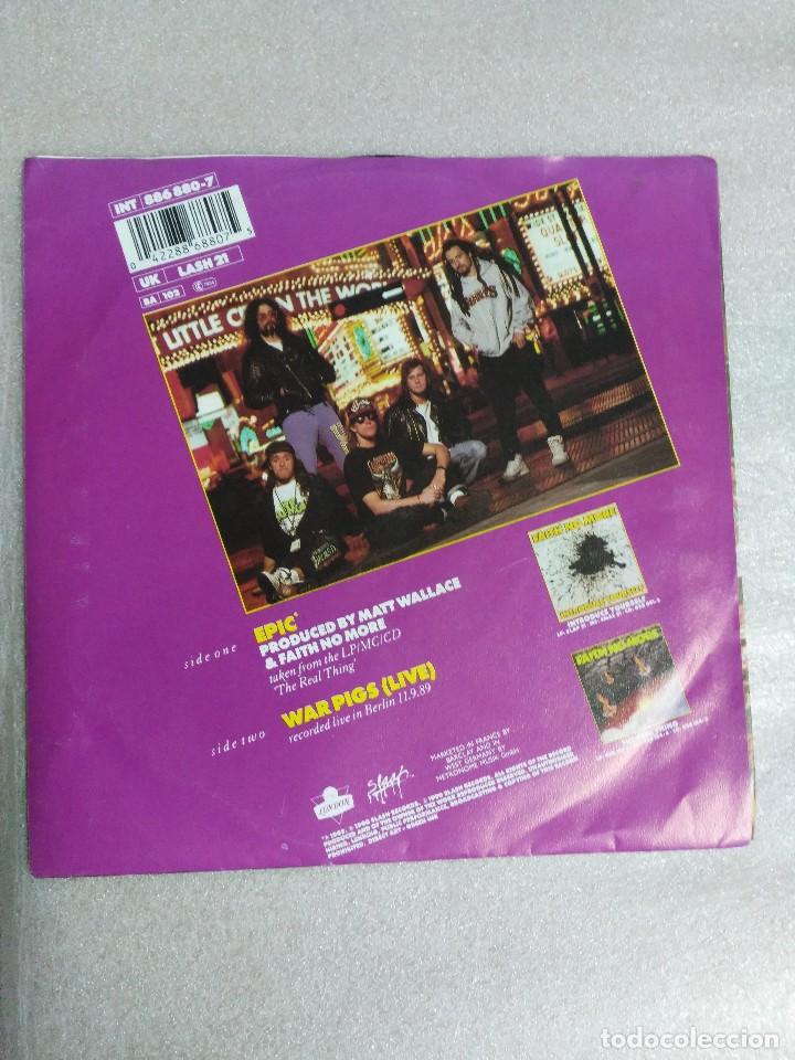 Discos de vinilo: FAITH NO MORE EPIC - Foto 2