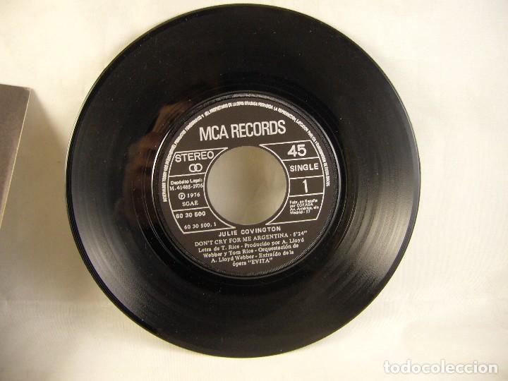 Discos de vinilo: DISCO JULIE COVINGTON - EVITA - Foto 2