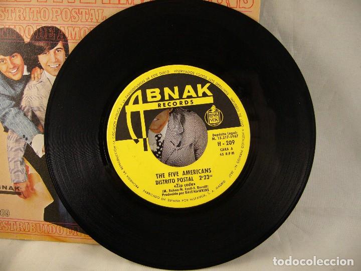 Discos de vinilo: THE FIVE AMERICANS....DISTRITO POSTAL - Foto 3