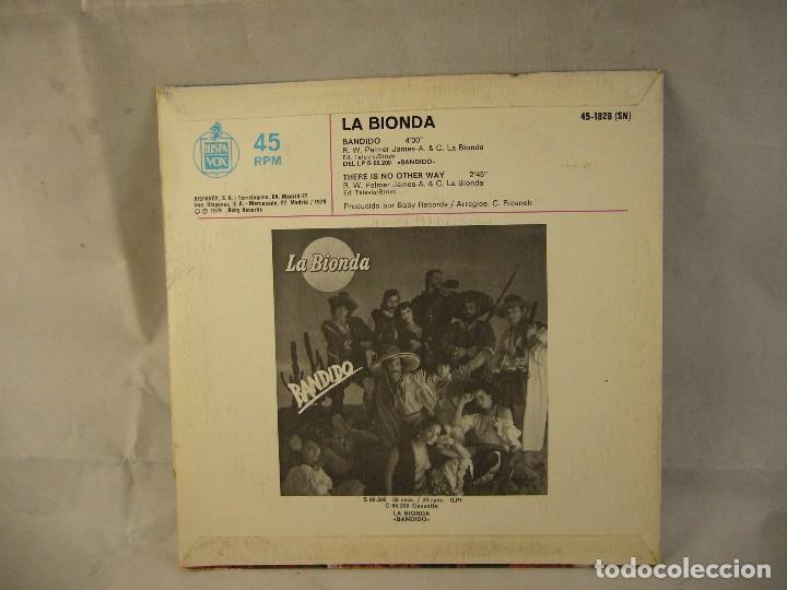 Discos de vinilo: LA BIONDA / BANDIDO (LP HISPAVOX DE 1979) - Foto 4